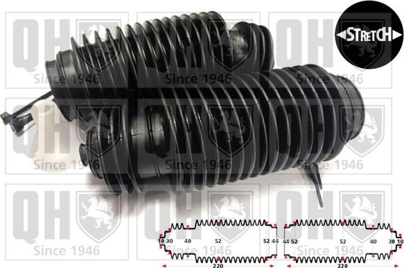 Quinton Hazell QG2300 - Комплект пыльника, рулевое управление www.autospares.lv