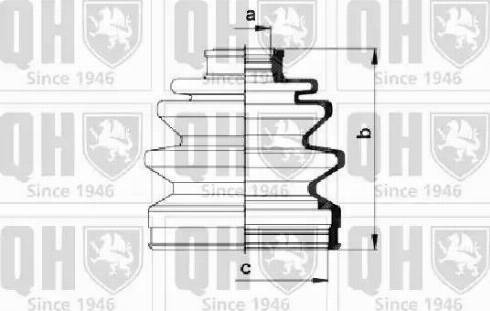 Quinton Hazell QJB632 - Putekļusargs, Piedziņas vārpsta www.autospares.lv