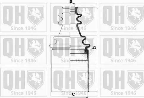 Quinton Hazell QJB1127 - Putekļusargs, Piedziņas vārpsta autospares.lv