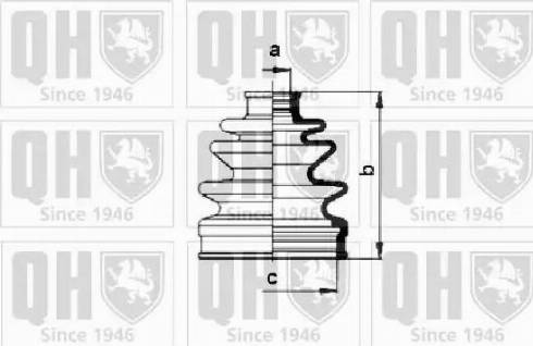 Quinton Hazell QJB861 - Putekļusargs, Piedziņas vārpsta autospares.lv