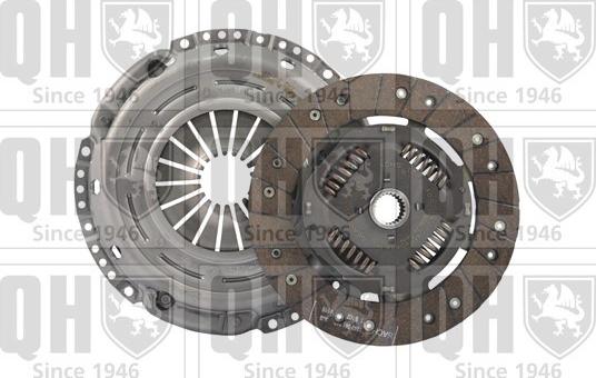 Quinton Hazell QKT4000AF - Комплект сцепления www.autospares.lv