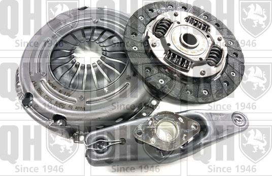 Quinton Hazell QKT4154AF - Clutch Kit www.autospares.lv