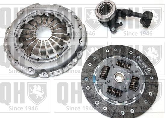 Quinton Hazell QKT4212AF - Clutch Kit www.autospares.lv