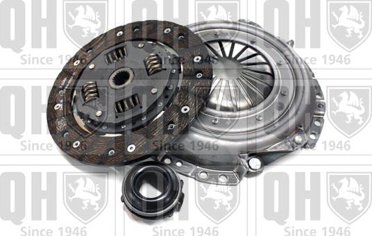 Quinton Hazell QKT1454AF - Комплект сцепления www.autospares.lv