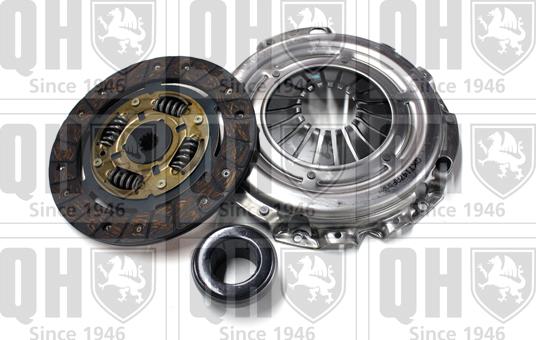 Quinton Hazell QKT147AF - Clutch Kit www.autospares.lv