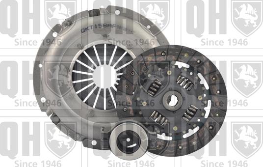 Quinton Hazell QKT156AF - Clutch Kit www.autospares.lv