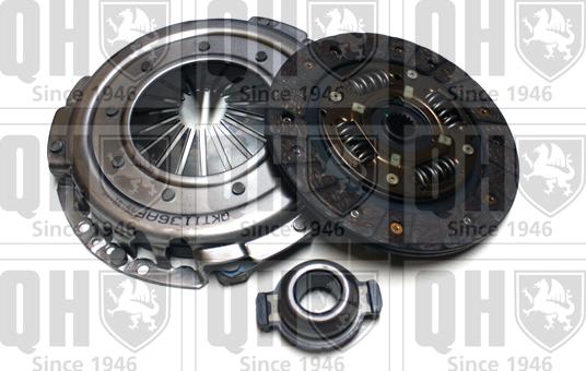 Quinton Hazell QKT1136AF - Комплект сцепления www.autospares.lv