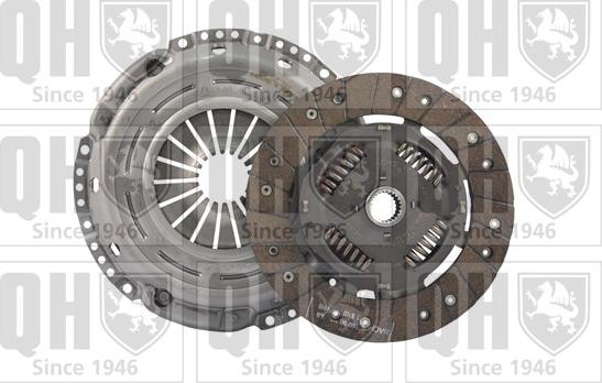 Quinton Hazell QKT2459AF - Комплект сцепления www.autospares.lv