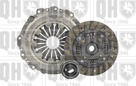 Quinton Hazell QKT2597AF - Clutch Kit www.autospares.lv