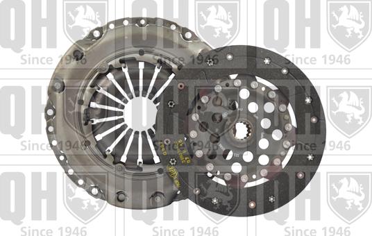 Quinton Hazell QKT2504AF - Clutch Kit www.autospares.lv