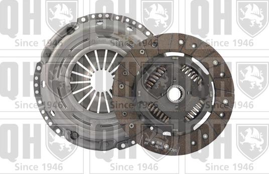 Quinton Hazell QKT2508AF - Комплект сцепления www.autospares.lv