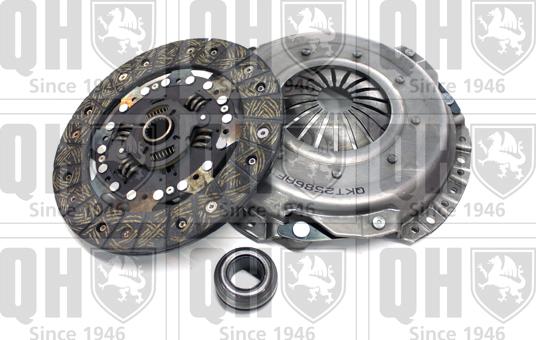 Quinton Hazell QKT2586AF - Clutch Kit www.autospares.lv