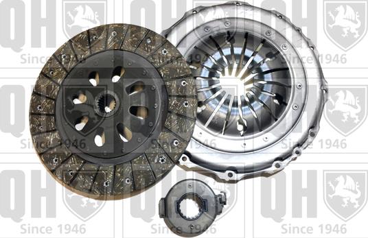 Quinton Hazell QKT2047AF - Clutch Kit www.autospares.lv