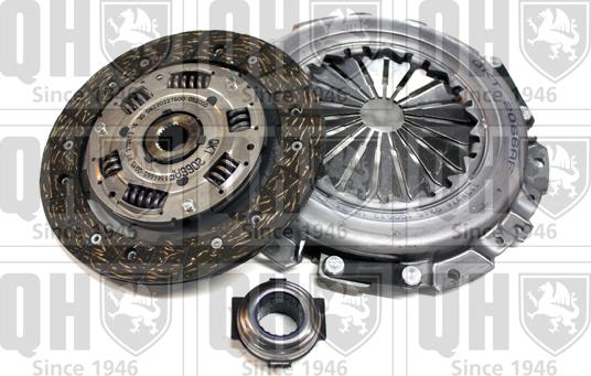 Quinton Hazell QKT2066AF - Clutch Kit www.autospares.lv