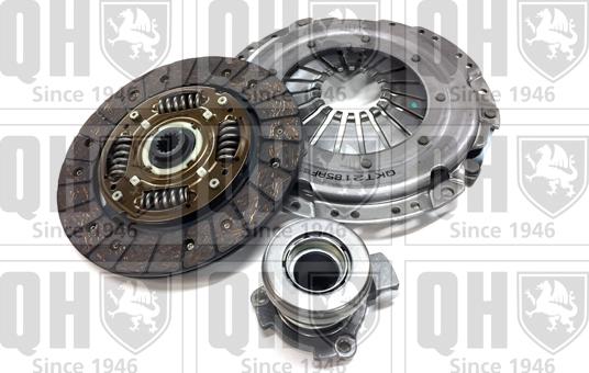 Quinton Hazell QKT2185AF - Clutch Kit www.autospares.lv