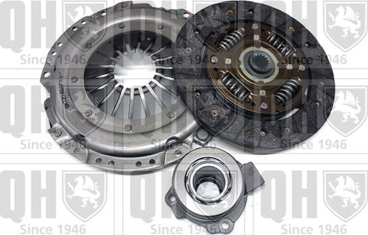 Quinton Hazell QKT2186AF - Clutch Kit www.autospares.lv