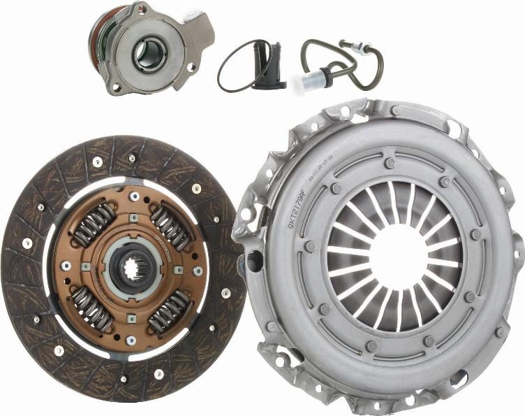 Quinton Hazell QKT2179AF - Clutch Kit www.autospares.lv