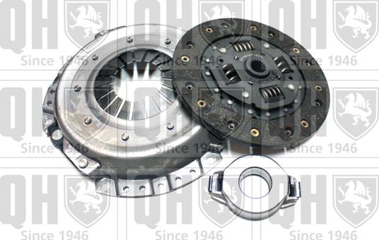 Quinton Hazell QKT2380AF - Комплект сцепления www.autospares.lv