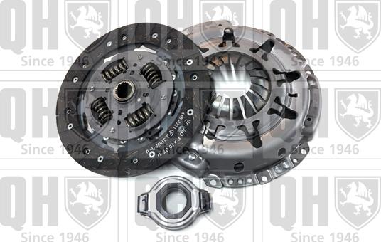 Quinton Hazell QKT2282AF - Комплект сцепления www.autospares.lv