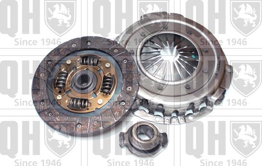 Quinton Hazell QKT723AF - Clutch Kit www.autospares.lv