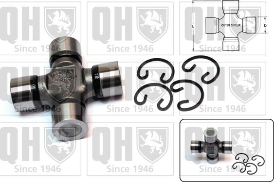 Quinton Hazell QL531 - Vārpstas zobrats, Koniskais zobrats-Diferenciālis www.autospares.lv