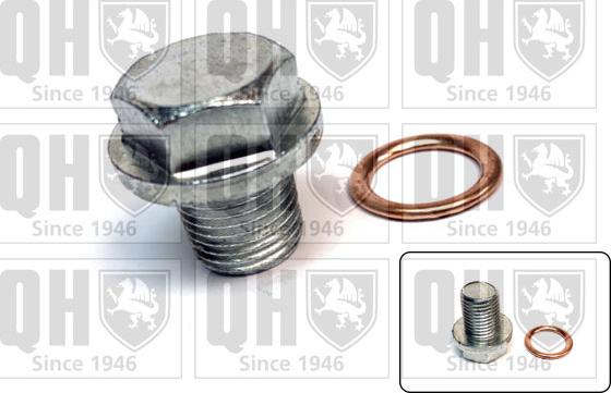 Quinton Hazell QOC1046 - Резьбовая пробка, масляный поддон www.autospares.lv