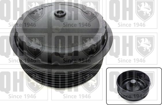 Quinton Hazell QOC1022 - Vāks, Eļļas filtra korpuss www.autospares.lv