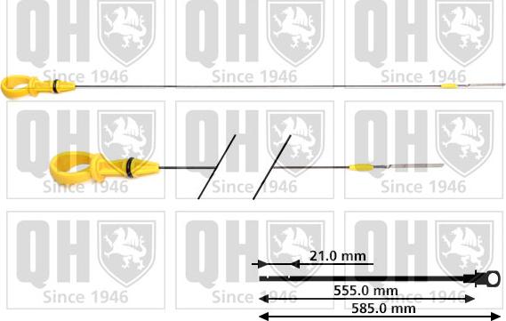 Quinton Hazell QOD154 - Eļļas tausts www.autospares.lv