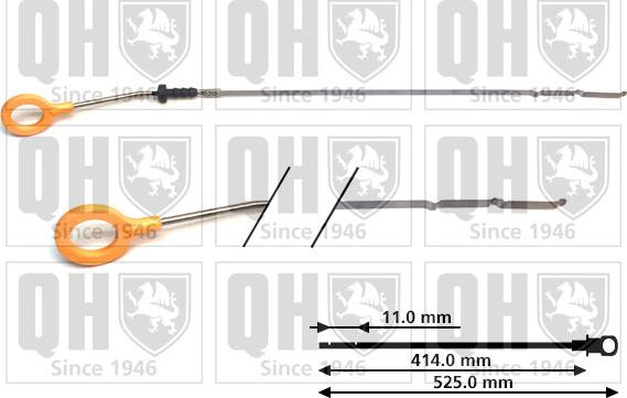 Quinton Hazell QOD151 - Eļļas tausts www.autospares.lv