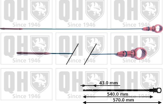 Quinton Hazell QOD103 - Eļļas tausts www.autospares.lv