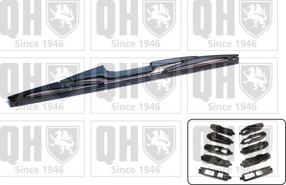 Quinton Hazell QRW014 - Stikla tīrītāja slotiņa www.autospares.lv