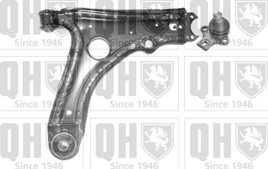 Quinton Hazell QSA412S - Рычаг подвески колеса www.autospares.lv