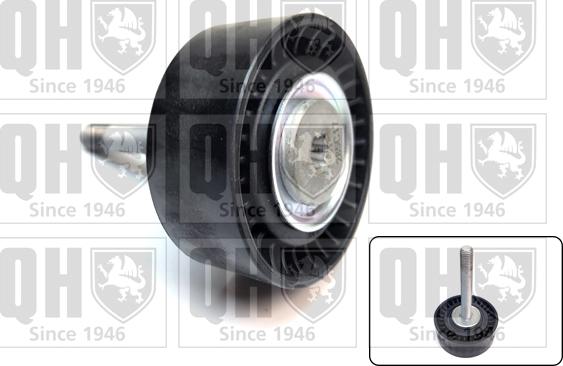 Quinton Hazell QTA1459 - Ролик, поликлиновый ремень www.autospares.lv