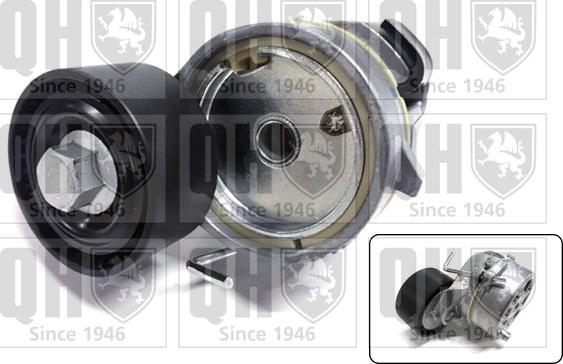 Quinton Hazell QTA1535 - Ролик, поликлиновый ремень www.autospares.lv