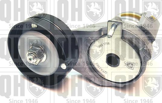 Quinton Hazell QTA1363 - Belt Tensioner, v-ribbed belt www.autospares.lv