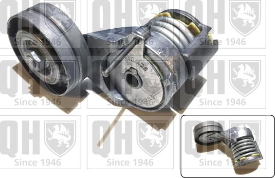 Quinton Hazell QTA1302 - Belt Tensioner, v-ribbed belt www.autospares.lv