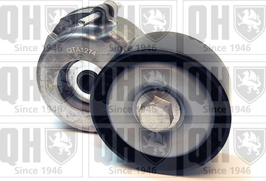 Quinton Hazell QTA1274 - Ролик, поликлиновый ремень www.autospares.lv