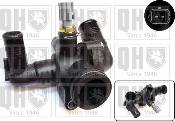 Quinton Hazell QTH967K - Термостат охлаждающей жидкости / корпус www.autospares.lv