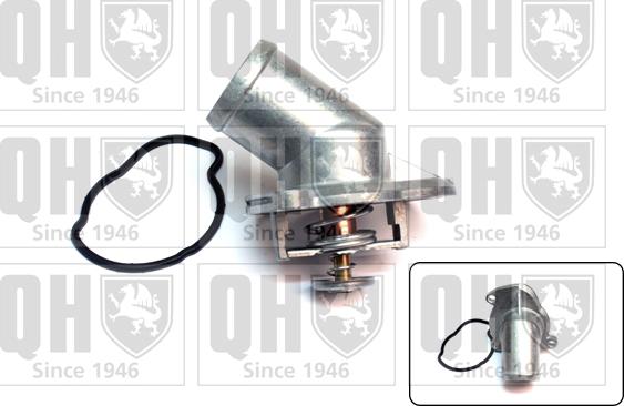 Quinton Hazell QTH453K - Термостат охлаждающей жидкости / корпус www.autospares.lv