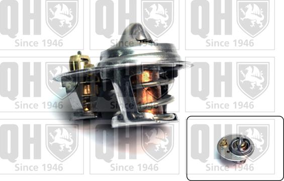 Quinton Hazell QTH461 - Термостат охлаждающей жидкости / корпус www.autospares.lv