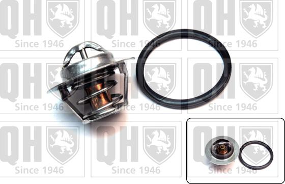 Quinton Hazell QTH404K - Термостат охлаждающей жидкости / корпус www.autospares.lv