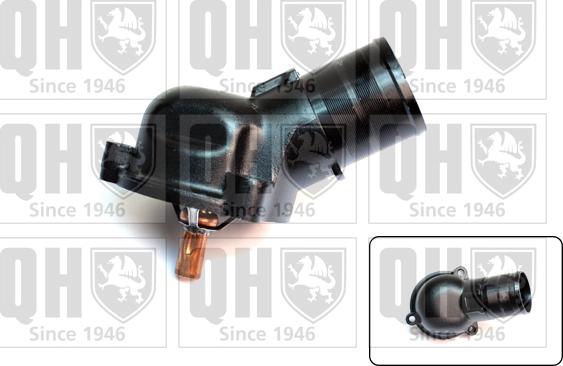 Quinton Hazell QTH408K - Термостат охлаждающей жидкости / корпус www.autospares.lv