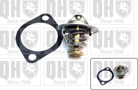 Quinton Hazell QTH411K - Термостат охлаждающей жидкости / корпус www.autospares.lv