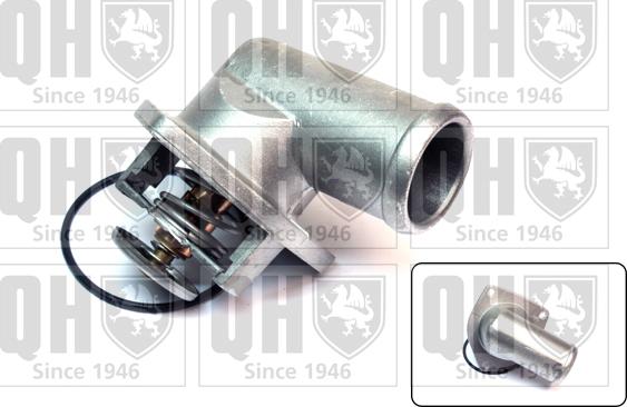 Quinton Hazell QTH412K - Термостат охлаждающей жидкости / корпус www.autospares.lv