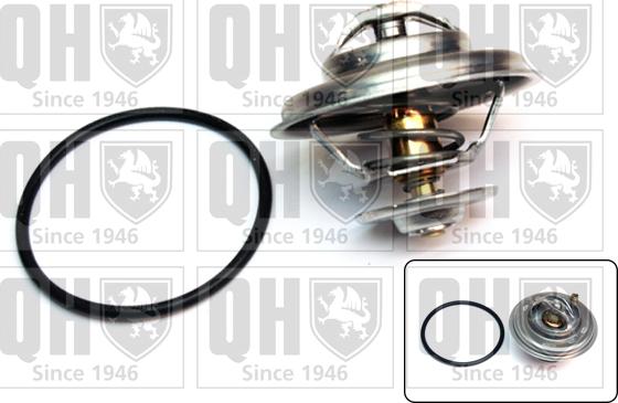 Quinton Hazell QTH488K - Термостат охлаждающей жидкости / корпус www.autospares.lv