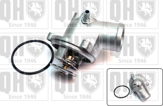 Quinton Hazell QTH428K - Термостат охлаждающей жидкости / корпус www.autospares.lv