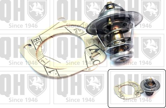 Quinton Hazell QTH584K - Термостат охлаждающей жидкости / корпус www.autospares.lv