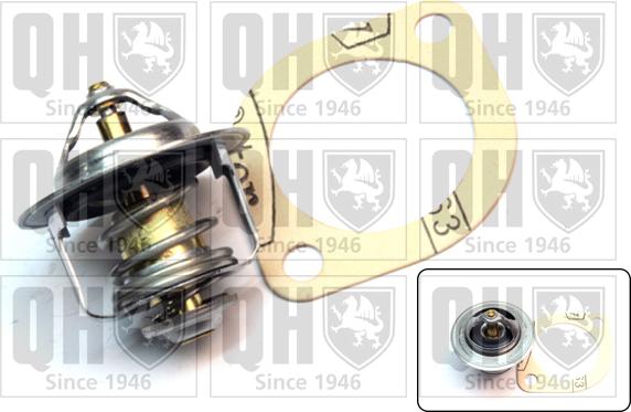 Quinton Hazell QTH580K - Coolant thermostat / housing www.autospares.lv