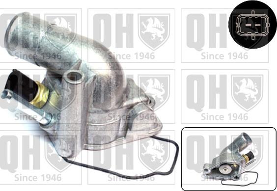 Quinton Hazell QTH526K - Термостат охлаждающей жидкости / корпус www.autospares.lv