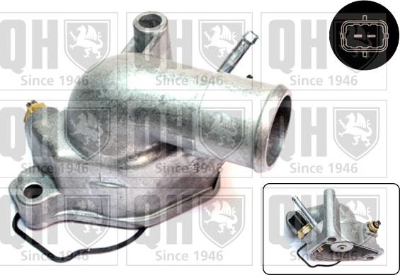 Quinton Hazell QTH609K - Термостат охлаждающей жидкости / корпус www.autospares.lv